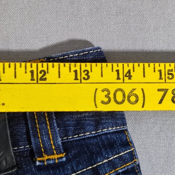 Vero Moda Denim women's sz W25/L32 indigo blue colour Calamario Low rise skinny - Picture 12 of 16